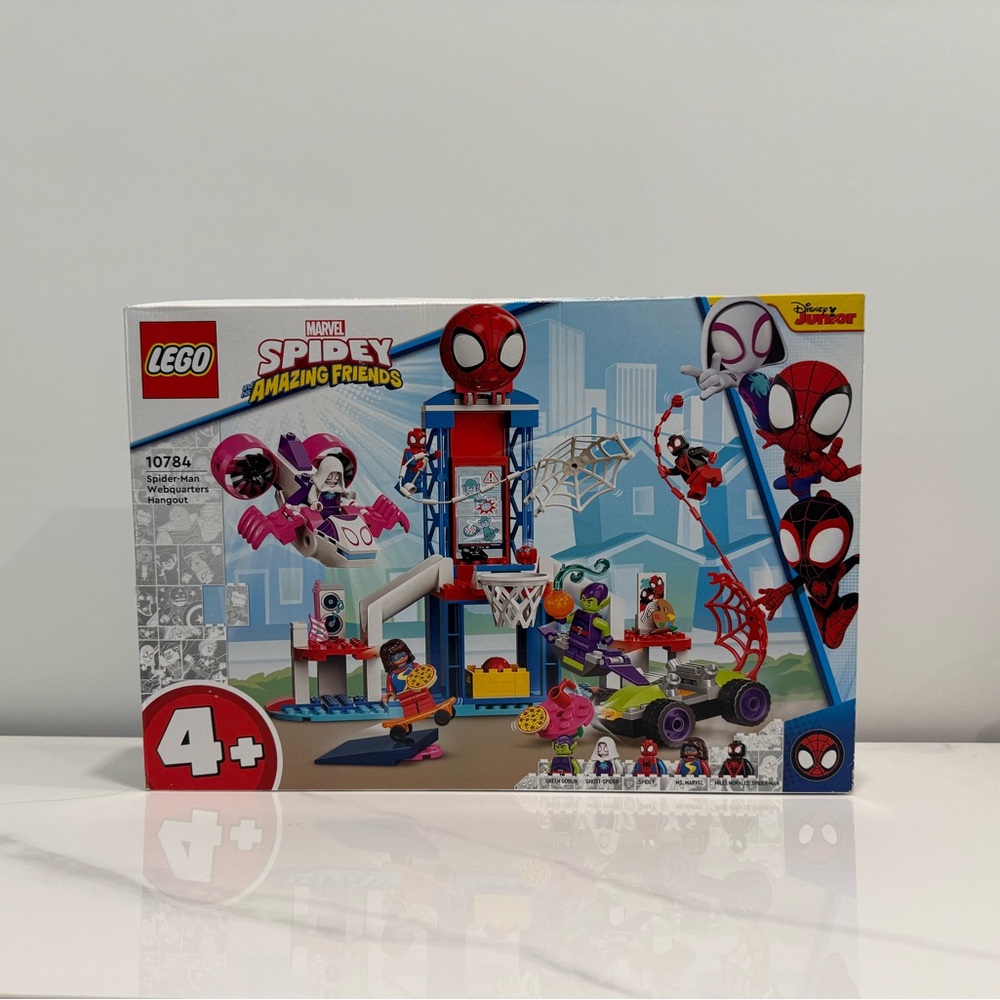 LEGO Spidey Amazing Friends Adventure Set - Webquarters Hangout,Red, Blue, White